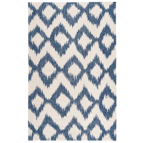 DwellStudio Diamond Ikat Indigo Rug