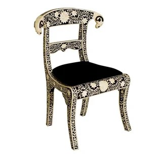 1st Dibs Bone Inlay Klismos Chair