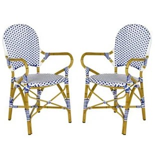 TARGET BIARRITZ 2-PIECE WICKER PATIO ARM CHAIR SET