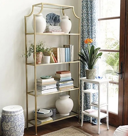 BALLARD DESIGNS CHLOE WIDE ETAGERE