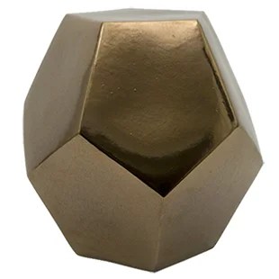 Jayson Home Geo Gold Stool