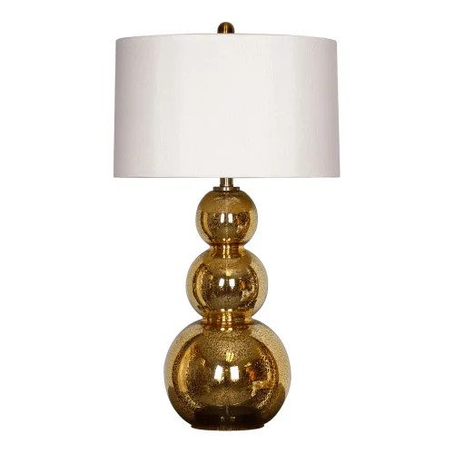 Pure Home Surya Orion Gold Table Lamp