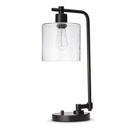 Target Threshold Seeded Glass Edison Table Lamp