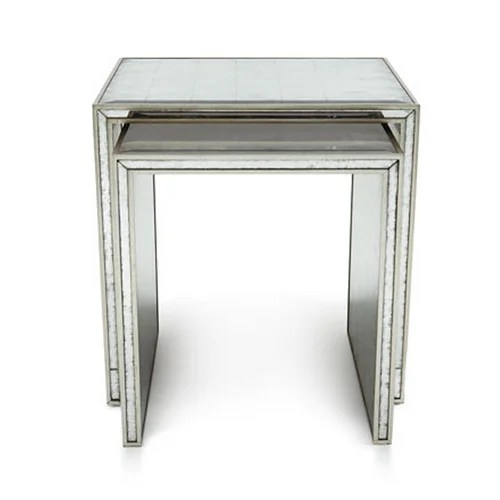Horchow John-Richard Collection Eglomise Nesting Side Tables