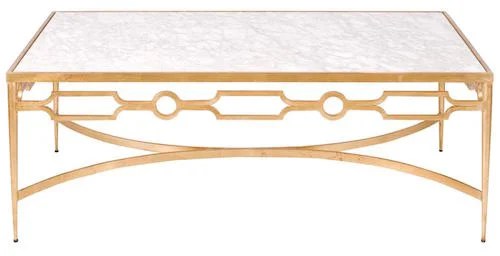 Worlds Away Grace Gold Leafed Coffee Table Worlds Away Grace Gold Leafed Coffee Table