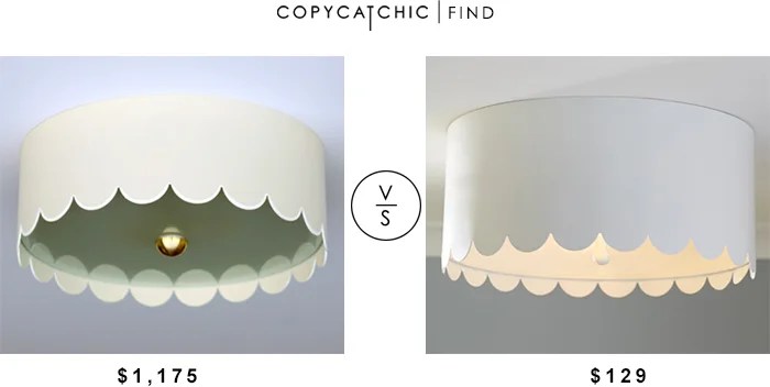 Coleen and Company Scalloped Flush Mount Pottery Barn Kids Scalloped White Metal Flushmount Coleen and Company Scalloped Flush Mount Pottery Barn Kids Scalloped White Metal Flushmount