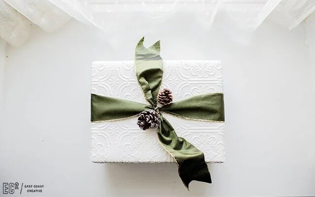 Wallpaper as gift wrap East Coast Creative Copy Cat Chic