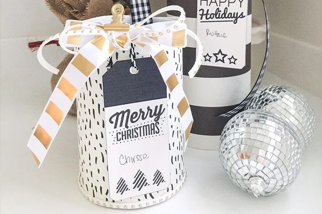 DIY holiday gift wrap and printables from Tater Tots and Jello Copy Cat Chic