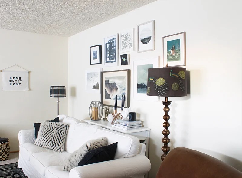 Copy Cat Chic Living Room and Gallery Wall Copy Cat Chic Living Room and Gallery Wall