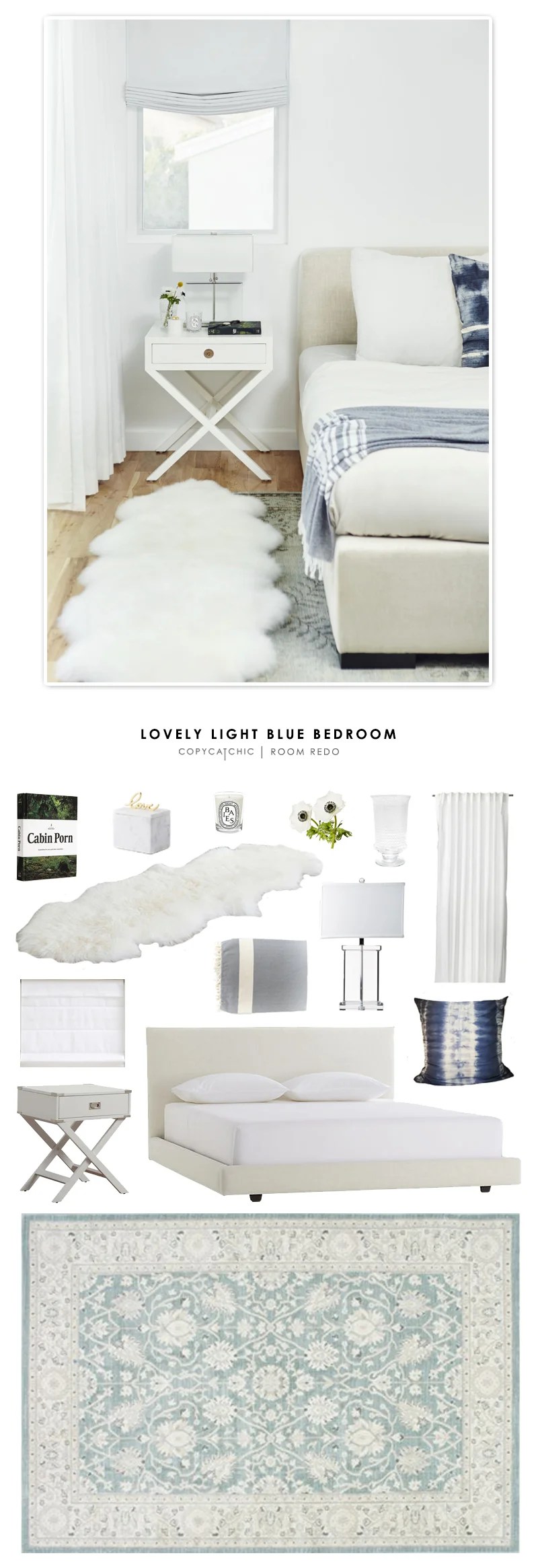 Jacey Duprie from Damsel in Dior Master Bedroom gets recreated for less by Copy Cat Chic