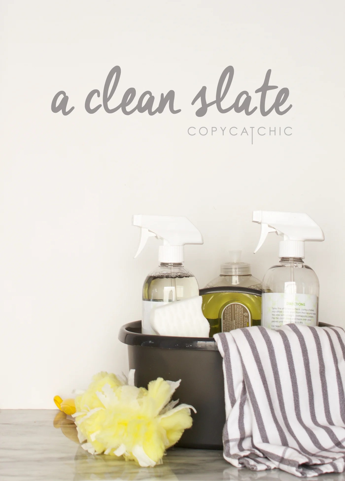 Copy Cat Chic tips & tricks on keeping your new home as clean as the day you moved in. Keep a clean slate by organizing and cleaning with Mr Clean & Swiffer
