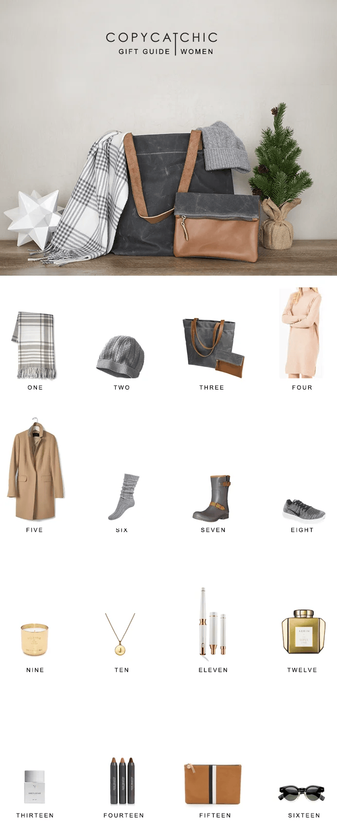 Christmas gifts for ladies | Copy Cat Chic favorites for 2016 for all of the deserving women this holiday season! | Luxe living for less