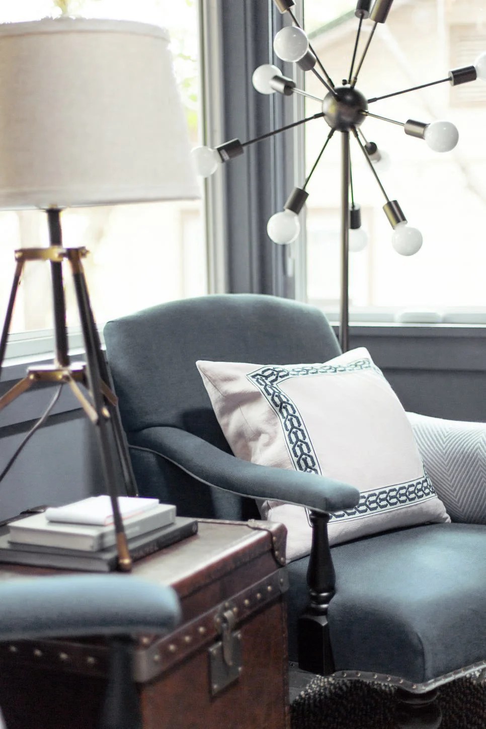 Restoration Hardware Sputnik Filament Floor Lamp $645 vs Modway Spectrum Floor Lamp for $167 copycatchic luxe living for less budget home decor and design