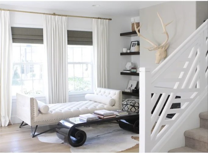 West Elm Oversized Adjustable Metal Rod for $159 vs Umbra Cappa Adjustable Window Curtain Set Rod for $60 copycatchic luxe living for less budget home decor