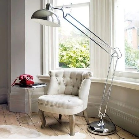 Restoration Hardware Teen Orville Oversized Task Lamp for $429 vs Adesso Atlas Floor Lamp for $160 copycatchic luxe living for less budget home decor design