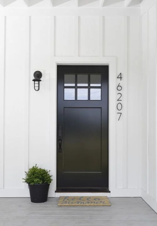 Design Within Reach Neutra Modern House Numbers for $27 vs Etsy Modern House Numbers for $4 copycatchic luxe living for less budget home decor and design