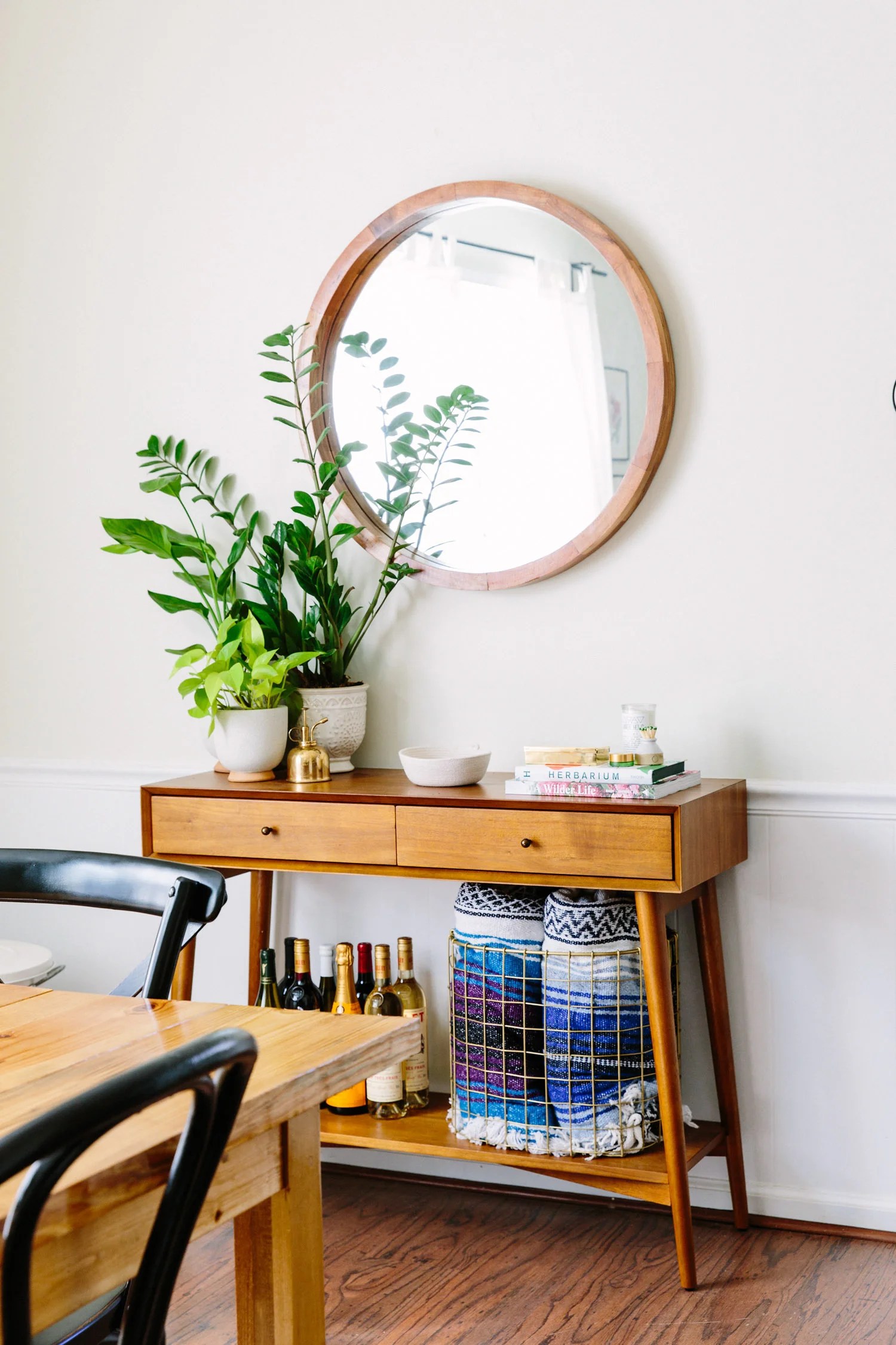 West Elm Mid-Century Console Table for $399 vs Cupertino Console Table for $155 copycatchic luxe living for less budget home decor and design