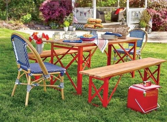 Crate and Barrel Red Picnic Cooler for $70 vs World Market Cherry Red Retro Cooler for $35 copycatchic luxe living for less budget home decor and design