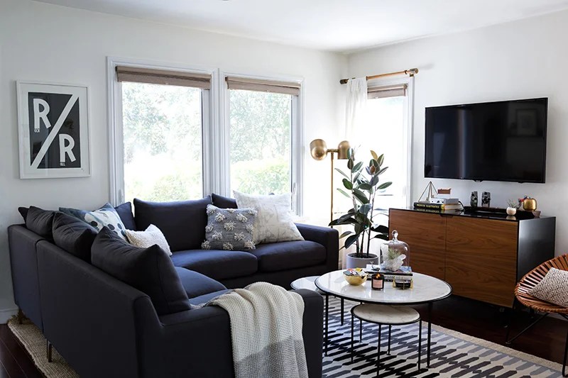 modern layered transitional living room by Kelli Lamb of Rue Magazine gets recreated for less copycatchic luxe living for less budget home decor and design