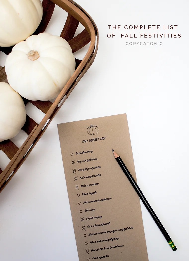 The complete list of fall festivities, halloween movies, thanksgiving movies and a fall bucket list to share with friends and family | copycatchic luxe living for less