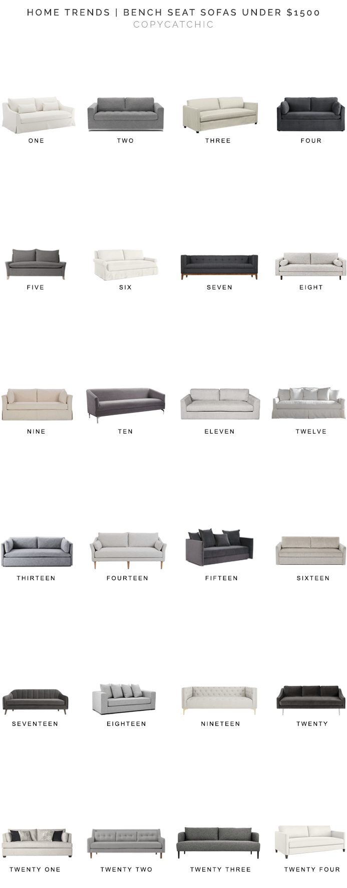 bench seat sofa for less, bench seat sofas under $1500, copycatchic luxe living for less, budget home decor and design, daily finds, home trends, sales, budget travel and room redos