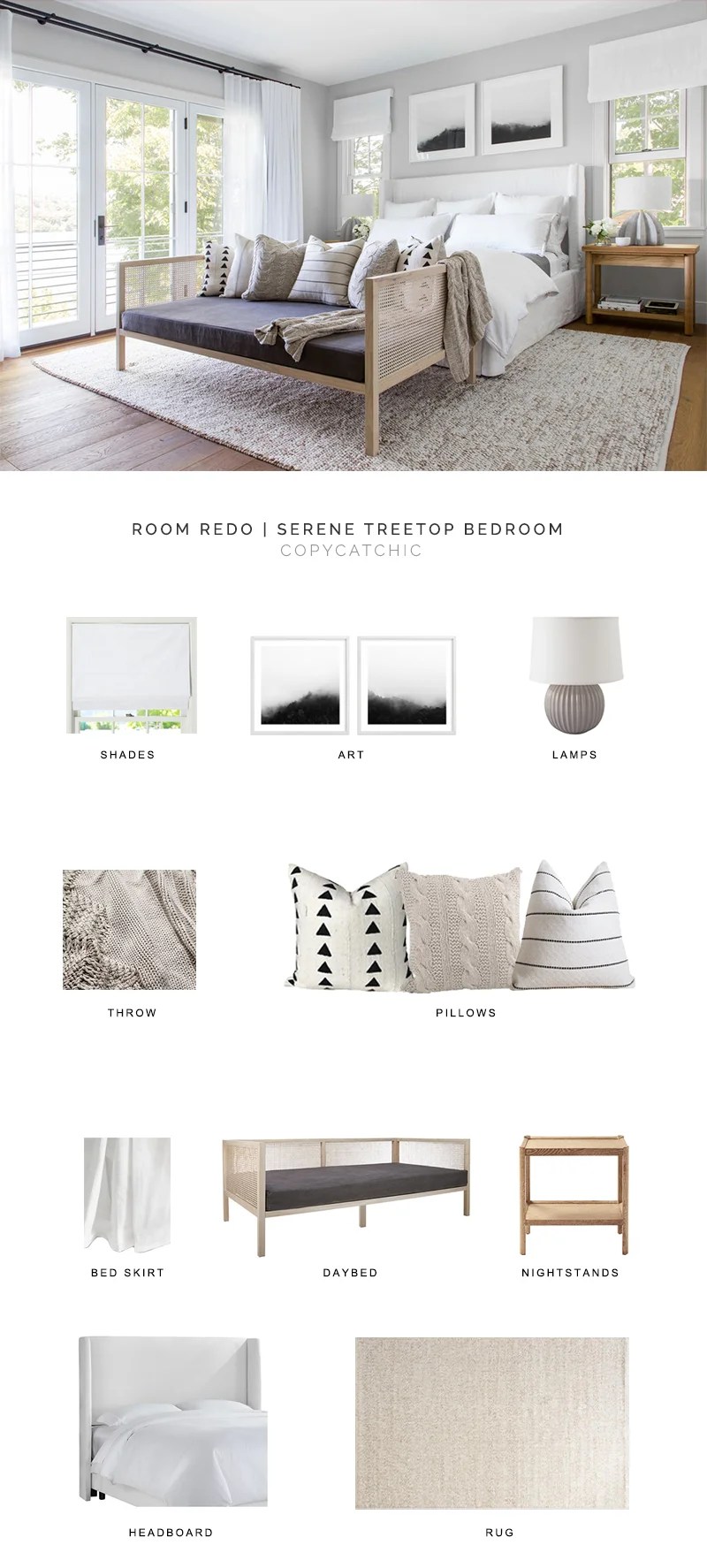 neutral bedroom look for less, copycatchic luxe living for less, budget home decor and design, daily finds, home trends, sales, budget travel and room redos
