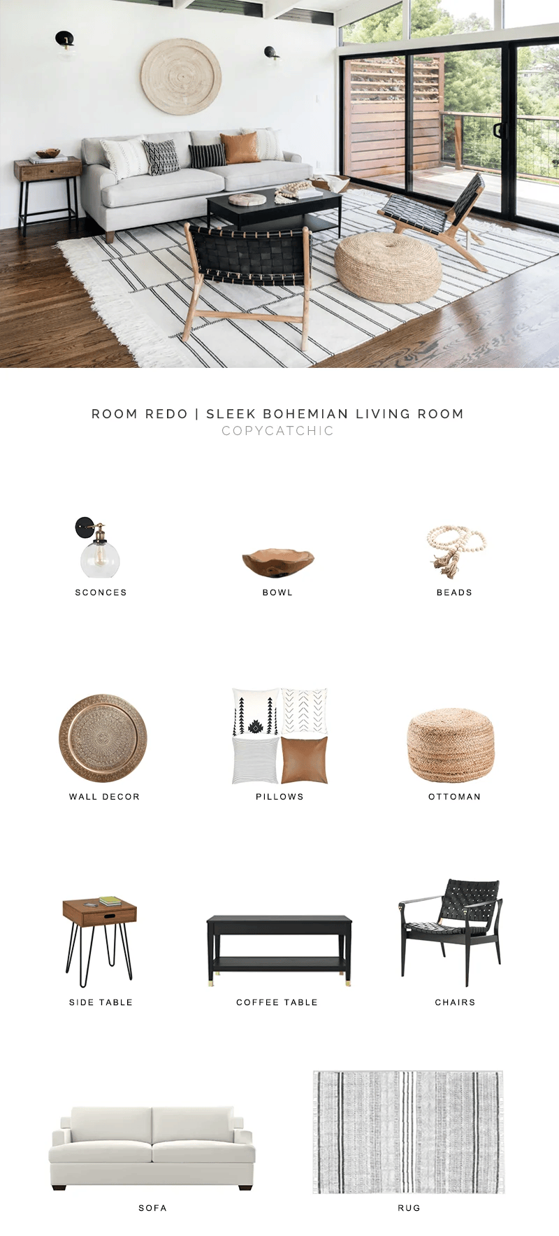 boho modern living room look for less, copycatchic luxe living for less, budget home decor and design, daily finds, home trends, sales, budget travel and room redos
