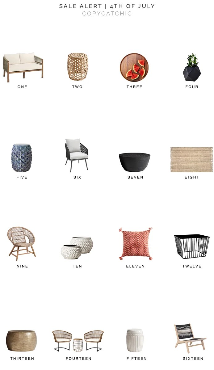4th of july home sales, copycatchic luxe living for less, budget home decor and design, daily finds, home trends, sales, budget travel and room redos