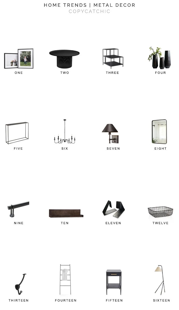 metal decor for less, steel decor for less, iron decor for less, copycatchic luxe living for less, budget home decor and design, daily finds, home trends, sales, budget travel and room redos