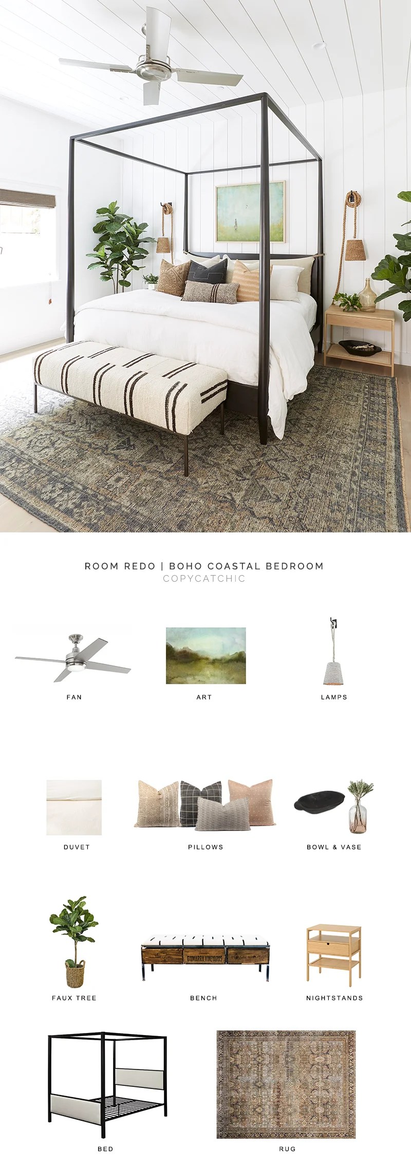 california style bedroom look for less, boho coastal bedroom, copycatchic luxe living for less, budget home decor and design, daily finds, home trends, sales, budget travel and room redos