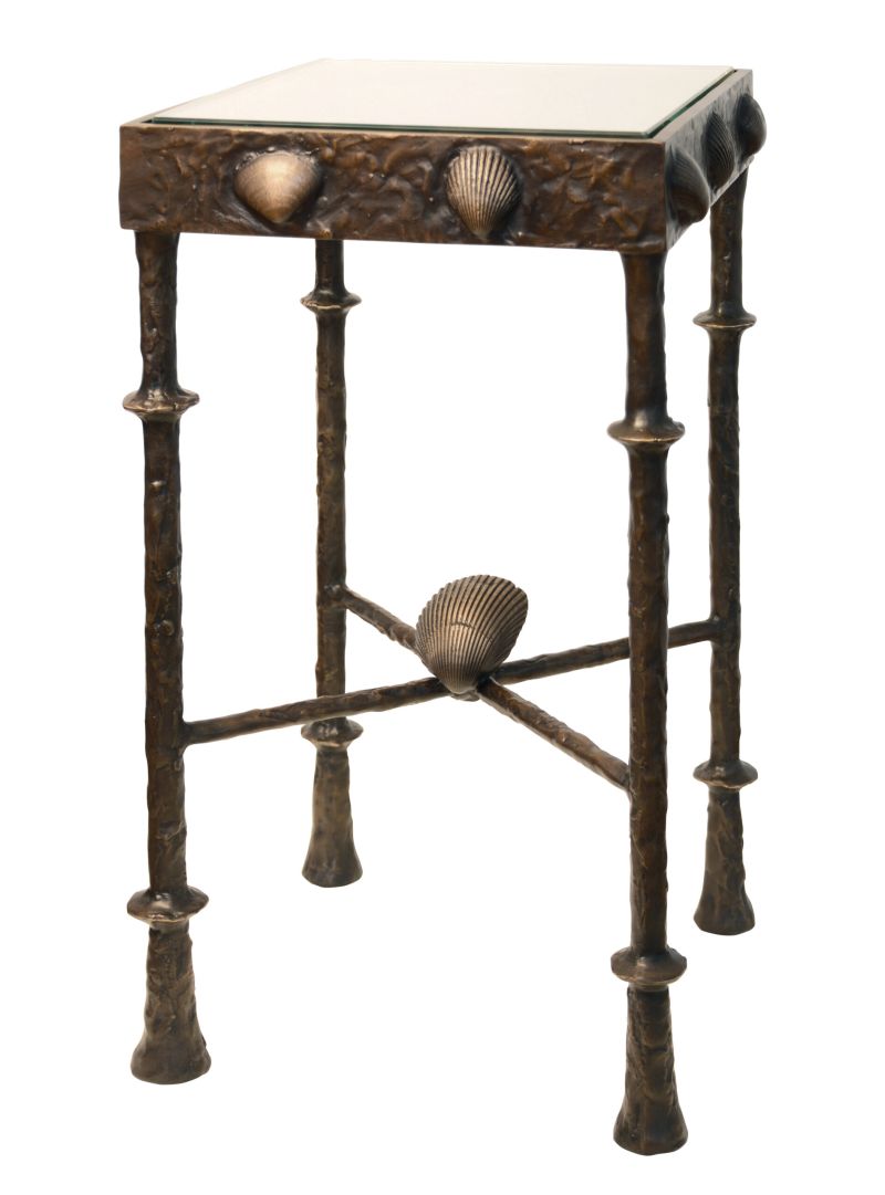 Shell Table Corbin Bronze - Best Landscape Images in Mobile