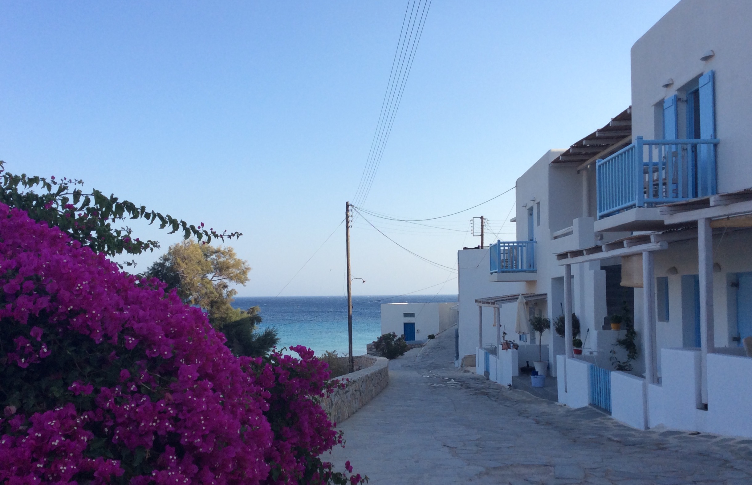 Donousa: la main street