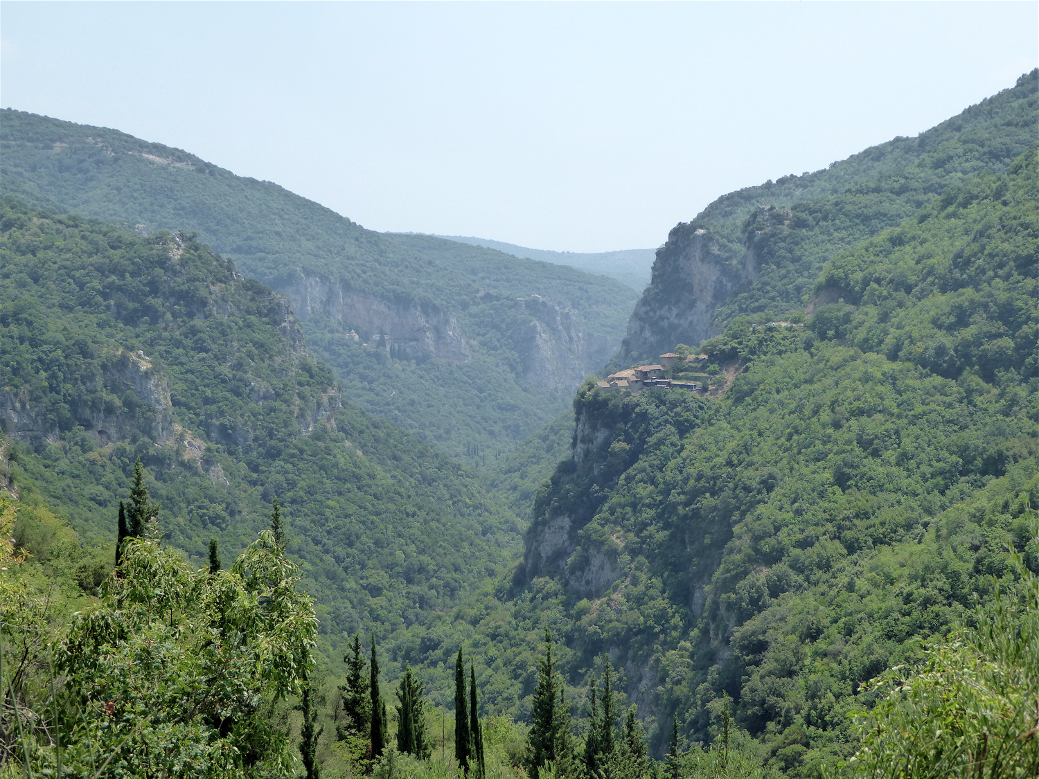 la alta valle del Lousios