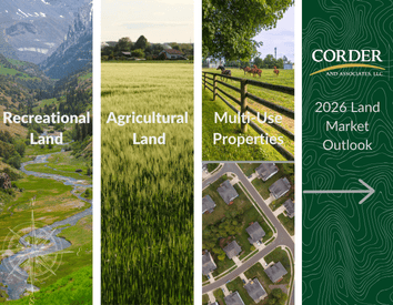 2026 Land Market Outlook Corder And Associates LLC Graphics For Articles.