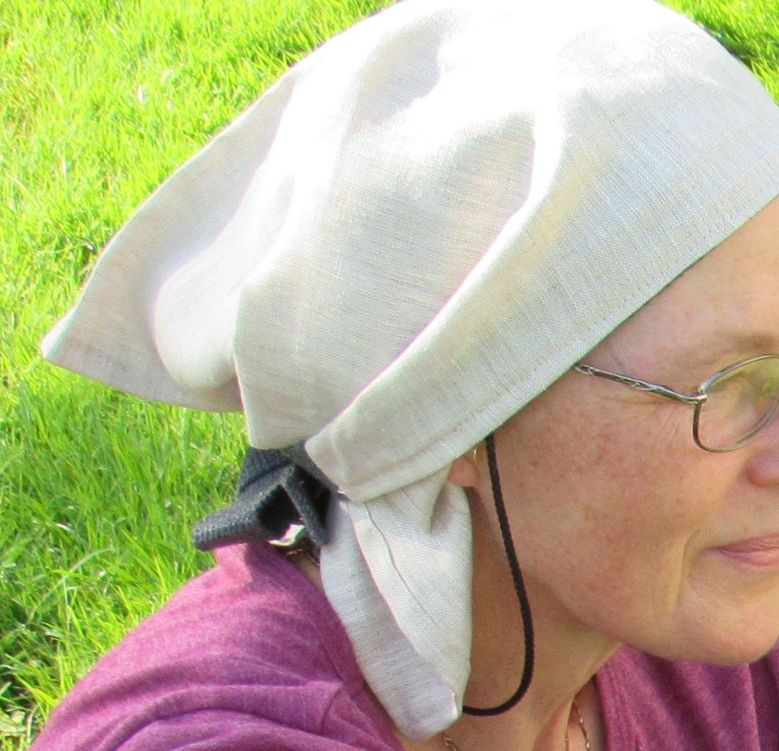 Head Covering M side view
