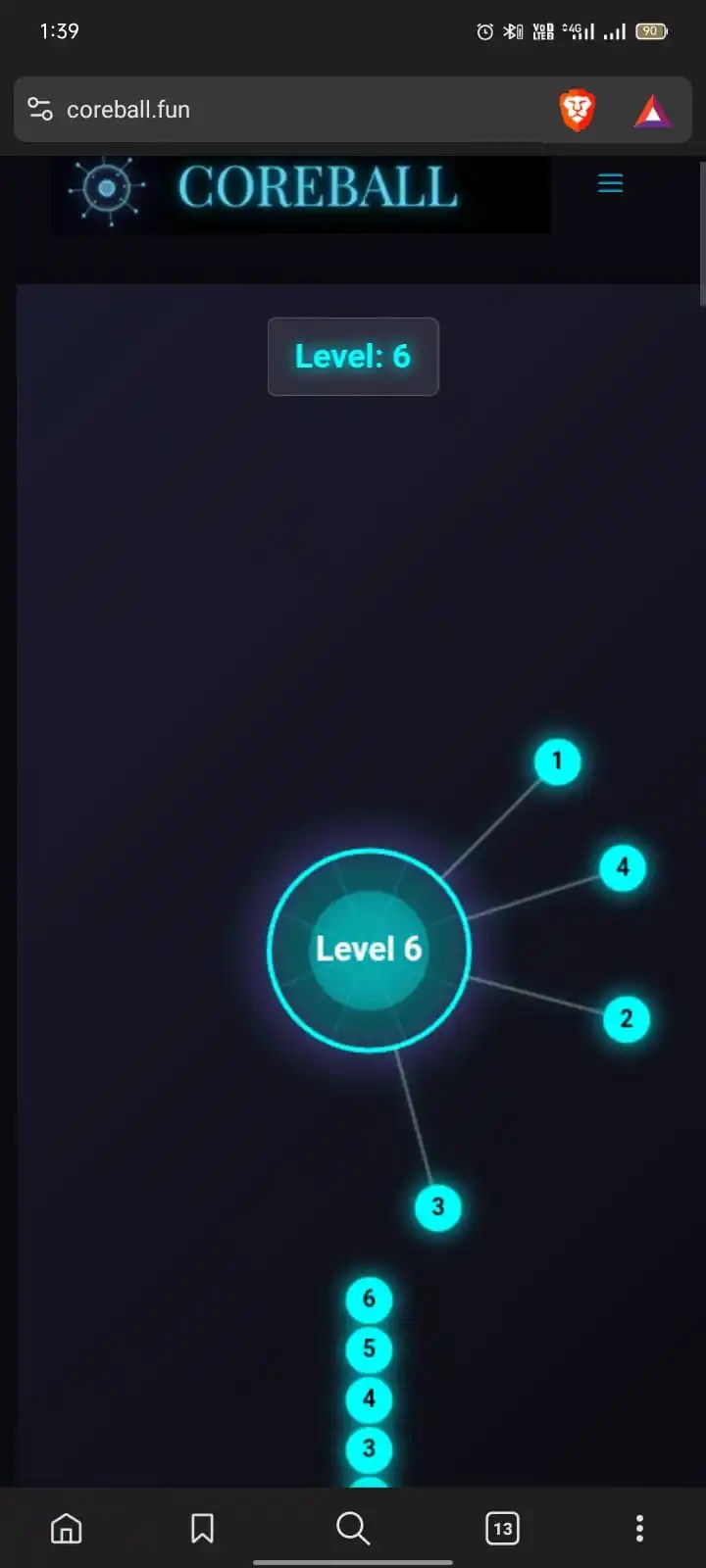 coreball screenshot 2