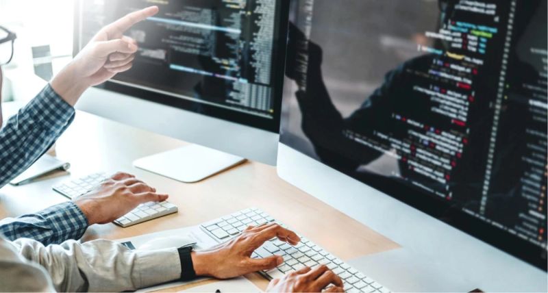 Custom Software Development Coreblue - Professional Ocean Illustration - Desktop