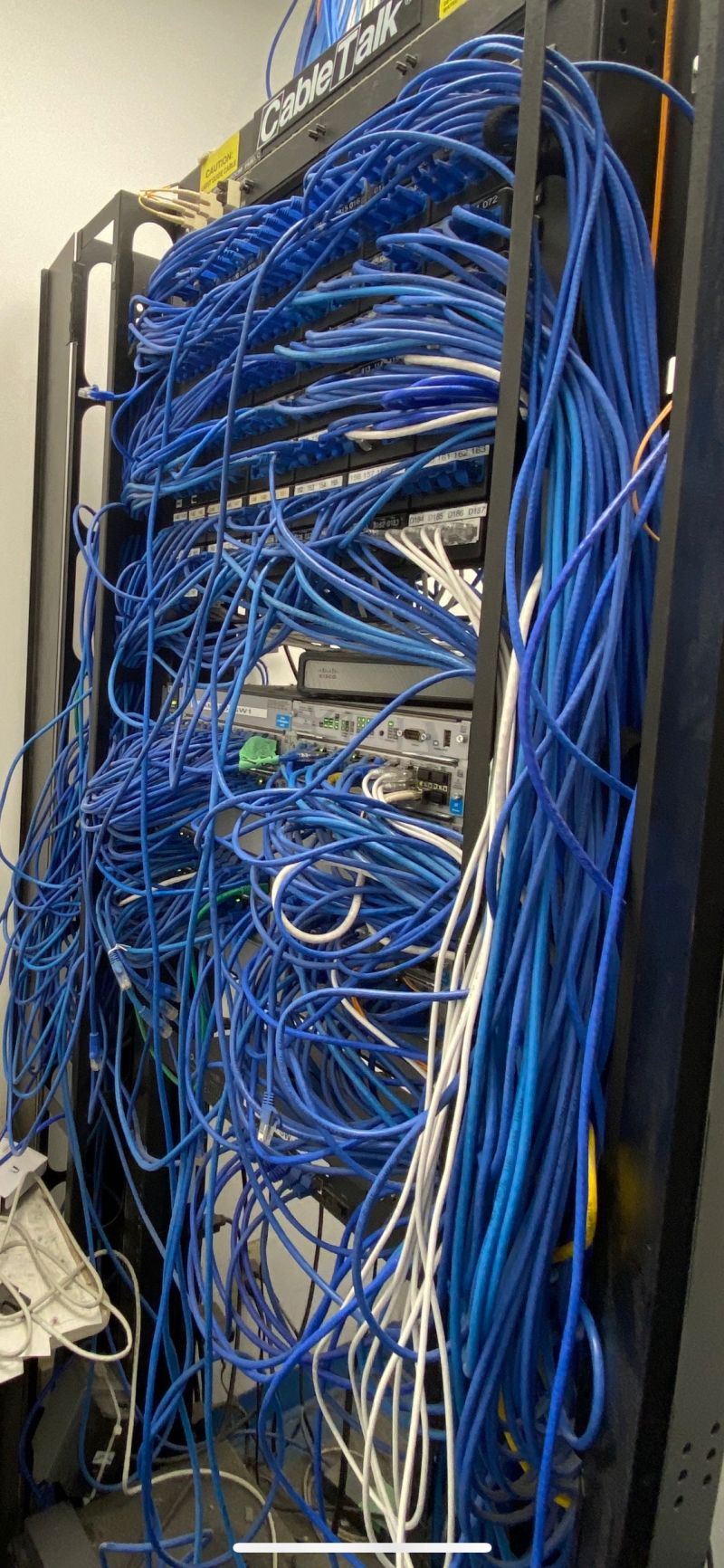 Server Room Cable Management Best Practices Core Cabling - HD Dark Patterns for Desktop
