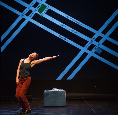 Louise Moyes performs in Taking in Strangers