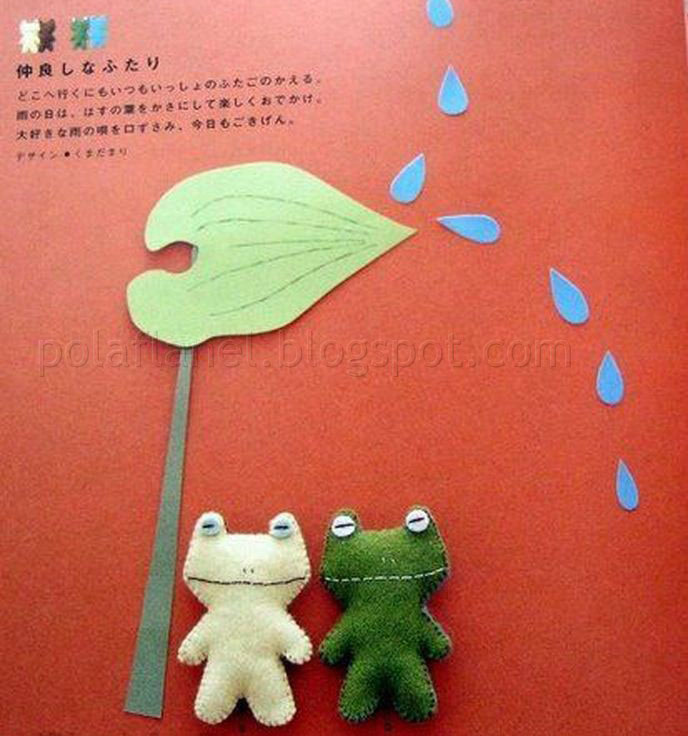 kreasi kain flanel, kerajinan kain flanel, kerajinan flanel, ebook flanel, Ebook Pola dan cara membuat Flanel