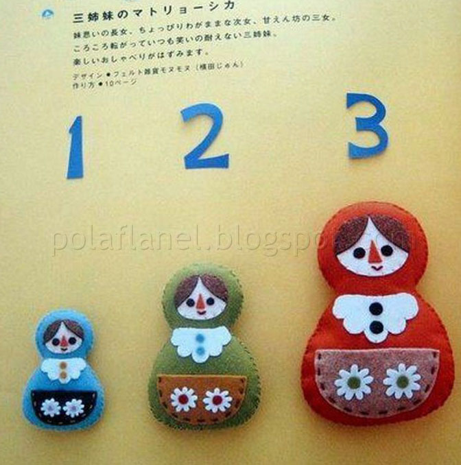 kreasi kain flanel, kerajinan kain flanel, kerajinan flanel, ebook flanel, Ebook Pola dan cara membuat Flanel