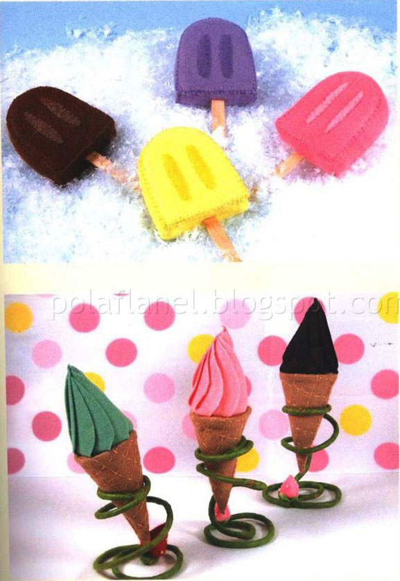 kreasi kain flanel, kerajinan kain flanel, kerajinan flanel, ebook flanel, Ebook Pola dan cara membuat Flanel