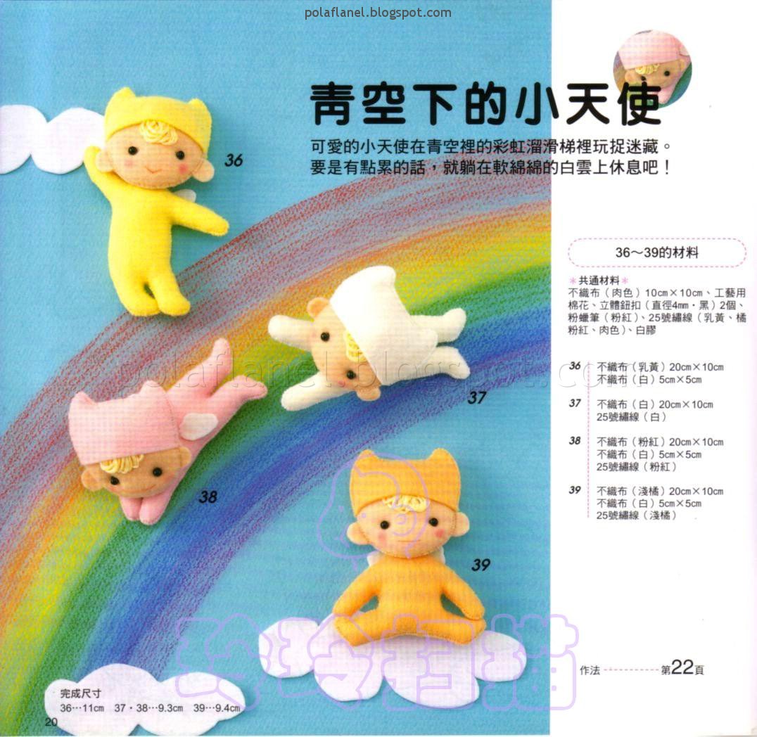 kreasi kain flanel, kerajinan kain flanel, kerajinan flanel, ebook flanel, Ebook Pola dan cara membuat Flanel