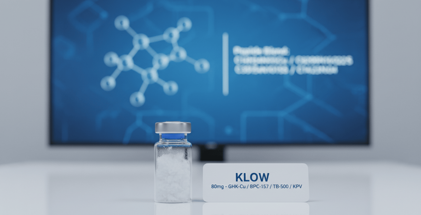 KLOW 80mg Peptide Blend: Complete Research Guide (Composition, Reconstitution, Protocols)
