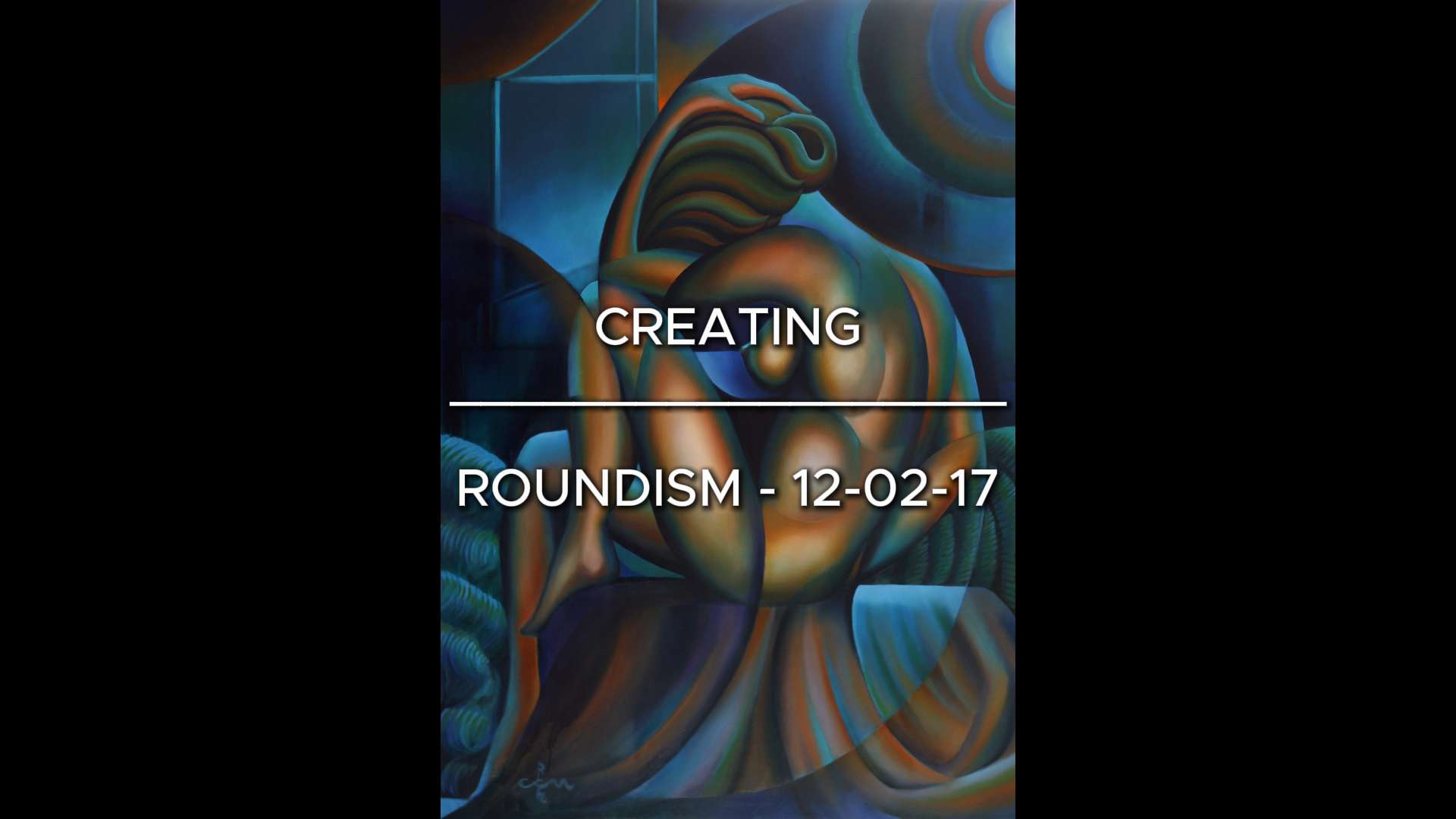 cubist nude oil painting video thumbnail