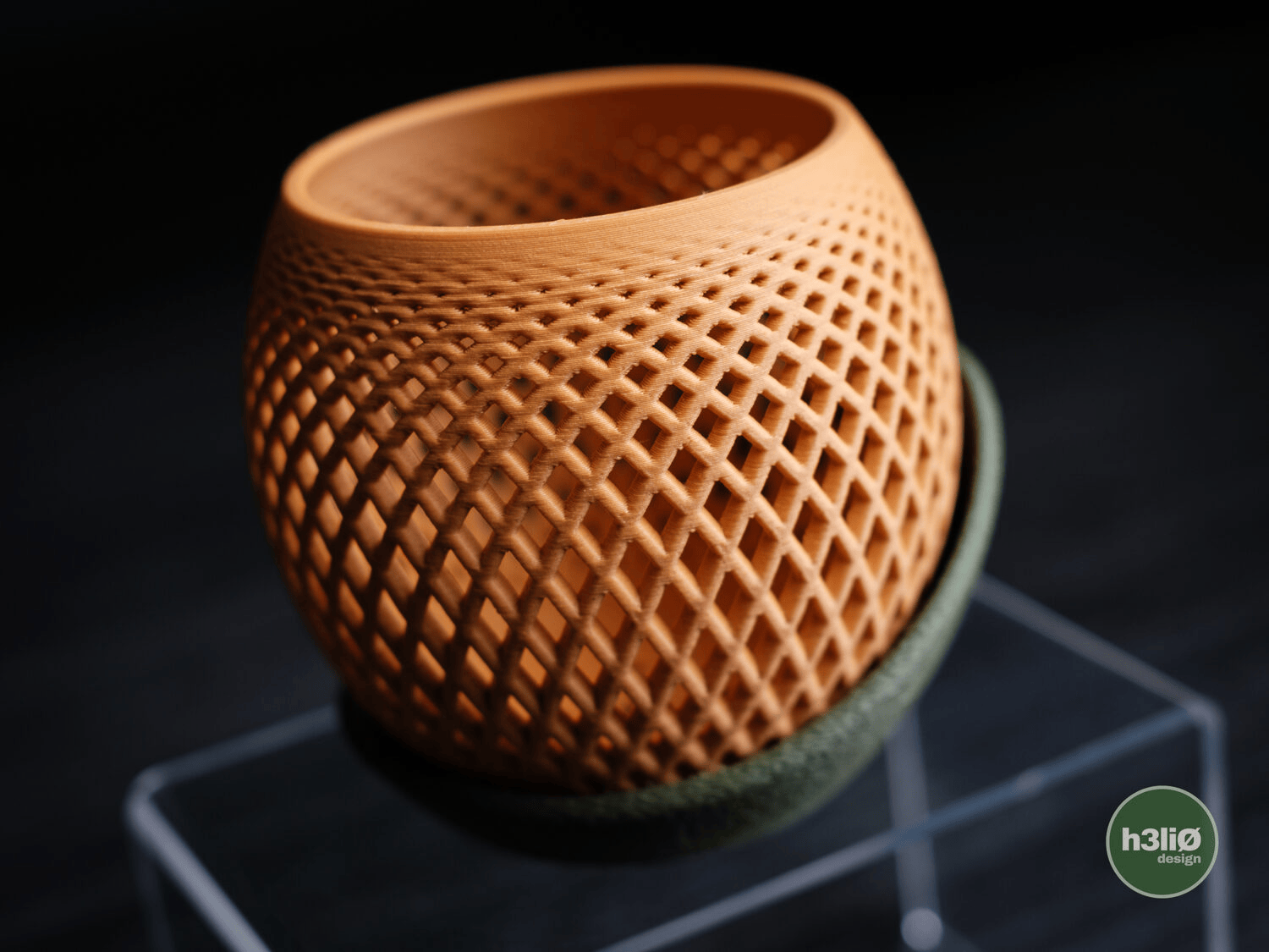 Polygon Orchid Planter