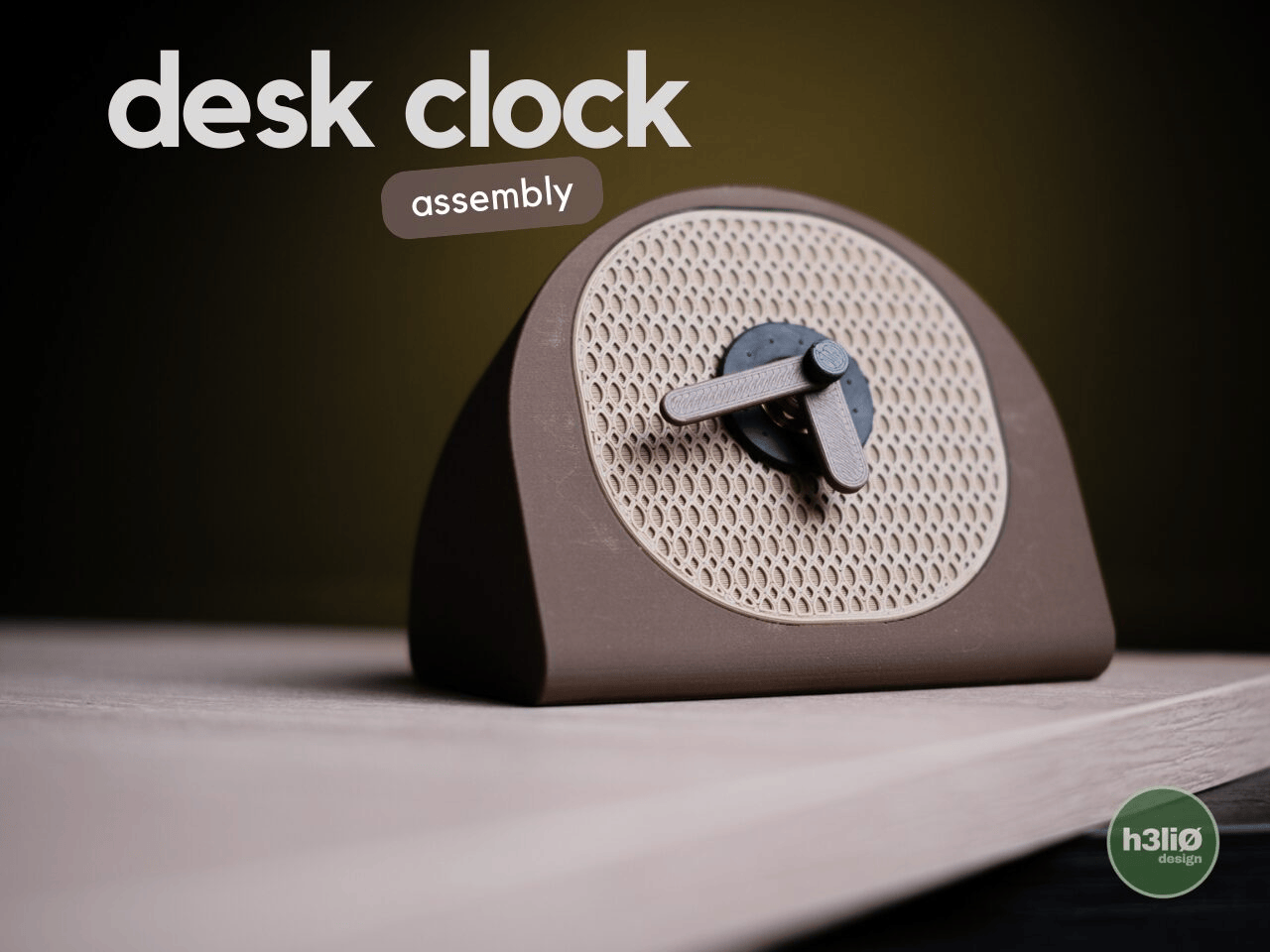 Modern Minimalist Desk Clock