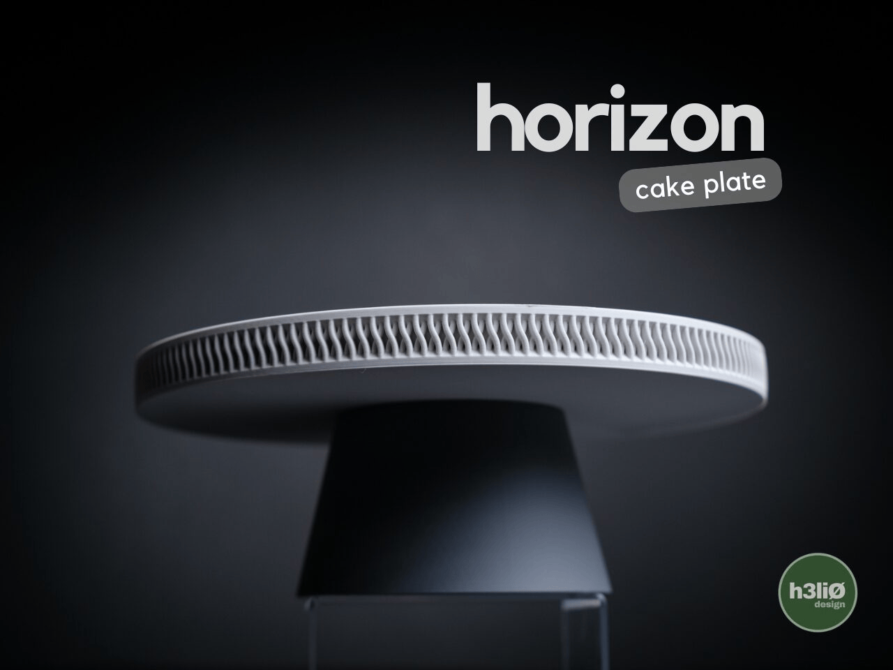 Horizon Cake Plate