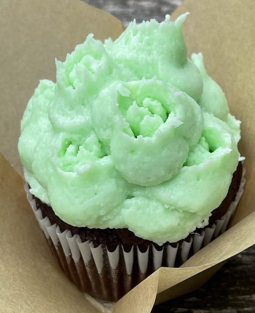 Grasshopper Cupcakes