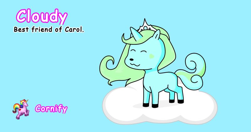 Cloudy The Unicorn - Dark Patterns - High Quality Ultra HD Collection